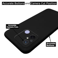 Silicone Case for Xiaomi Redmi 12C - Black