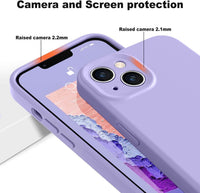 Silicone Case for Apple iPhone 15 - Purple