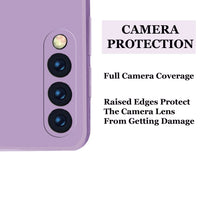 Silicone Case for Samsung Galaxy A50 - Purple