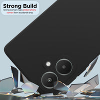 Silicone Case for Xiaomi Redmi 13C - Black