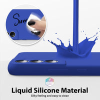 Silicone Case for Samsung Galaxy S22 - Blue