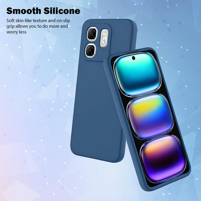 Silicone Case for Infinix Hot 50i - Blue