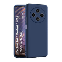Silicone Case for Xiaomi Redmi 14C - Blue