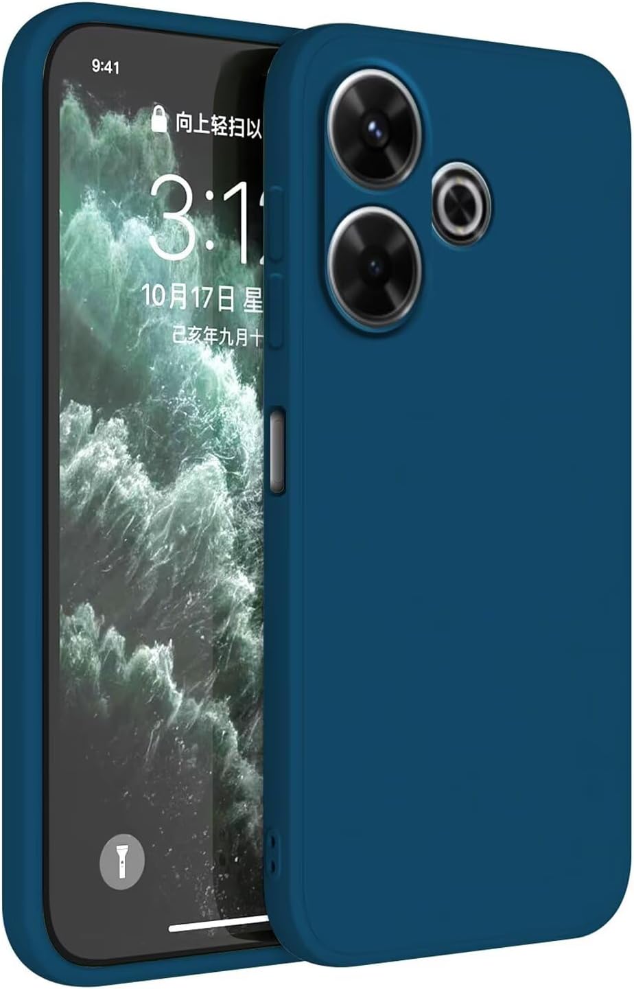 Silicone Case for OPPO A3x - Blue