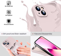 Silicone Case for Apple iPhone 14 - Beige