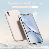 Silicone Case for Apple iPhone XR - Beige