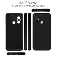 Silicone Case for Xiaomi Redmi 12C - Black