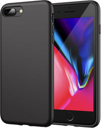 Silicone Case for Apple iPhone 8 Plus - Black