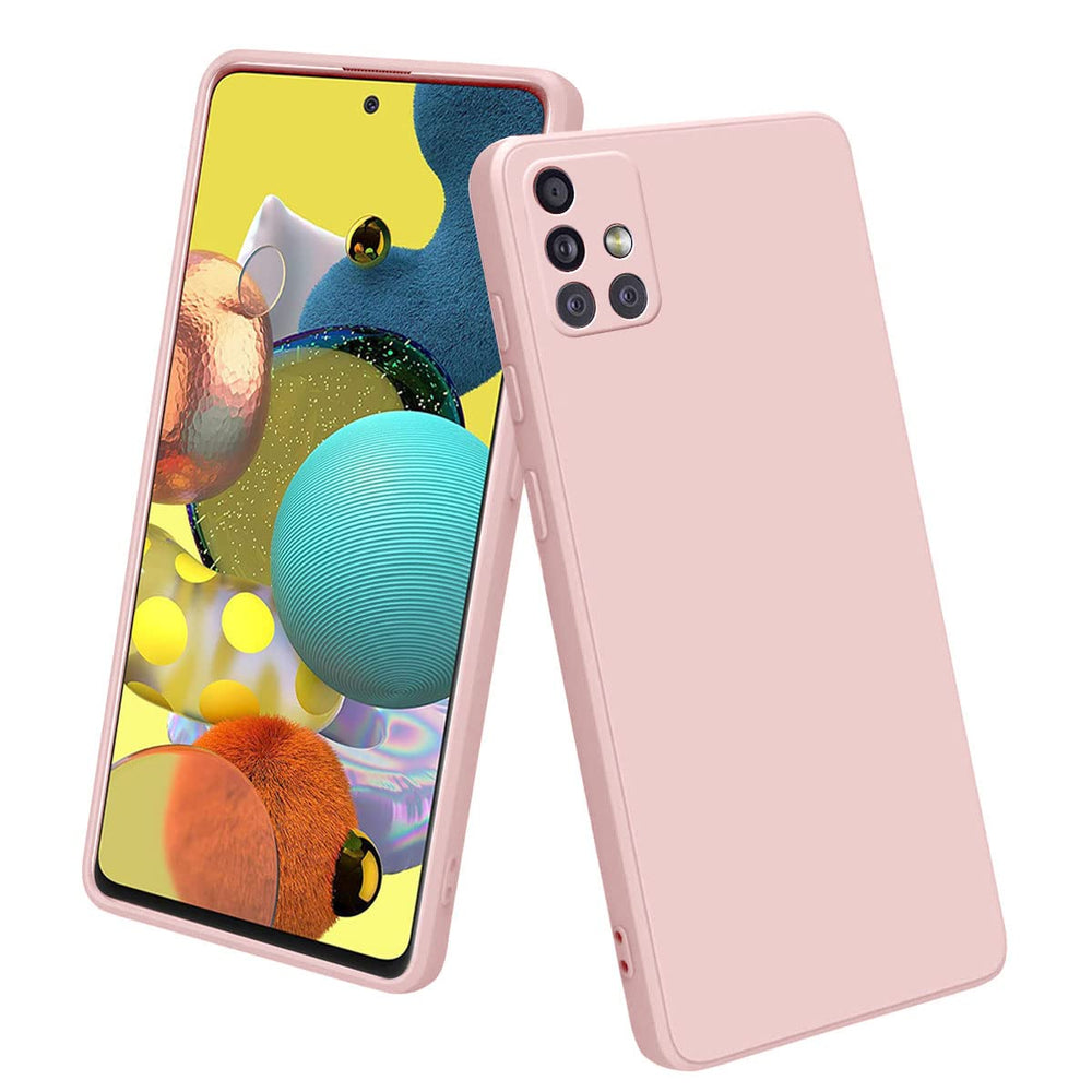 Silicone Case for Samsung Galaxy A51 - Beige