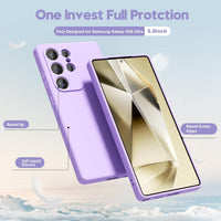 Silicone Case for Samsung Galaxy S25 Ultra - Purple
