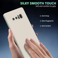 Silicone Case for Samsung Galaxy Note 8 - Beige