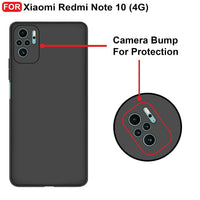 Silicone Case for Xiaomi Redmi Note 10 - Black