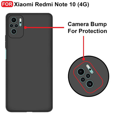 Silicone Case for Xiaomi Redmi Note 10 - Black
