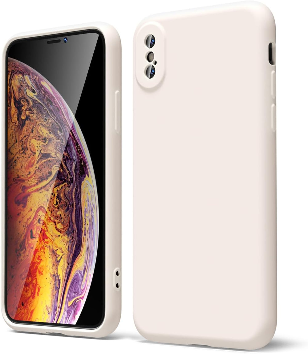 Silicone Case for Apple iPhone X - Beige