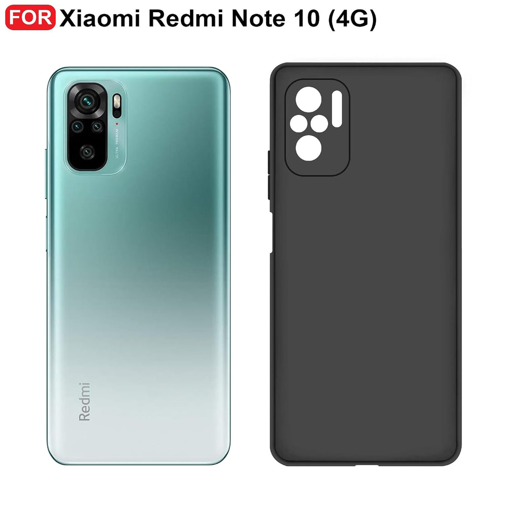 Silicone Case for Xiaomi Redmi Note 10 - Black