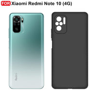 Silicone Case for Xiaomi Redmi Note 10 - Black