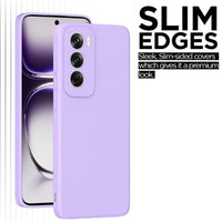 Silicone Case for OPPO Reno 12 - Purple
