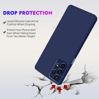 Silicone Case for Samsung Galaxy A33 - Blue