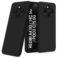 Silicone Case for Xiaomi Redmi 14C - Black