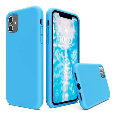 Silicone Case for Apple iPhone 12 - Blue Sky