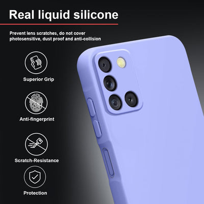 Silicone Case for Samsung Galaxy A31 - Purple