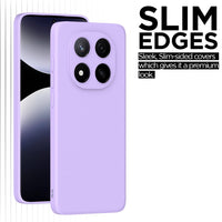 Silicone Case for Xiaomi Redmi Note 14 Pro Plus - Purple