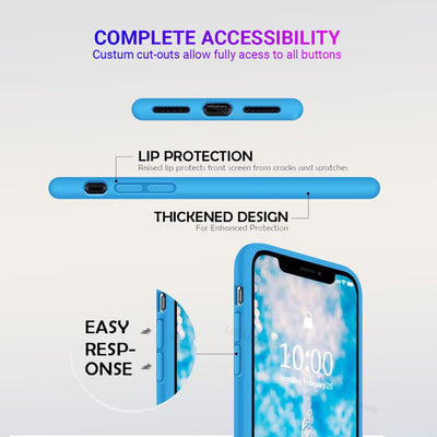 Silicone Case for Apple iPhone 12 - Blue Sky