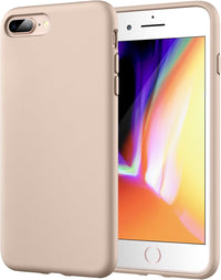 Silicone Case for Apple iPhone 7 Plus - Beige