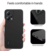 Silicone Case for Xiaomi Redmi Note 12 Pro 5G - Black