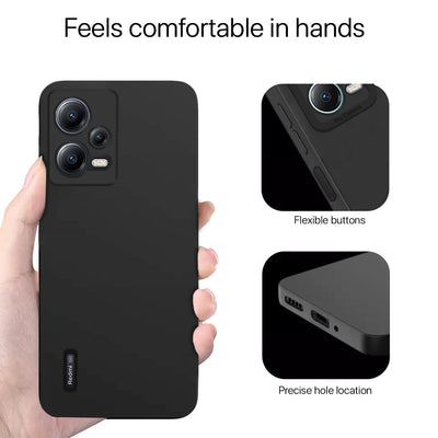 Silicone Case for Xiaomi Redmi Note 12 Pro 5G - Black