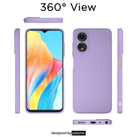 Silicone Case for OPPO A38 - Purple