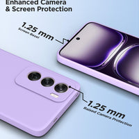 Silicone Case for OPPO Reno 12 - Purple