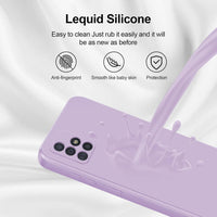 Silicone Case for Samsung Galaxy A51 - Purple