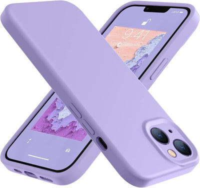 Silicone Case for Apple iPhone 15 Plus - Purple
