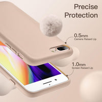 Silicone Case for Apple iPhone 7 Plus - Beige