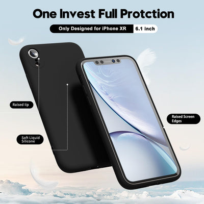 Silicone Case for Apple iPhone XR - Black