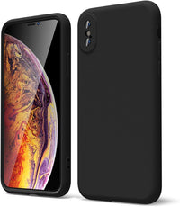 Silicone Case for Apple iPhone X - Black