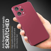 Silicone Case for Xiaomi Redmi 12 - Burgundy