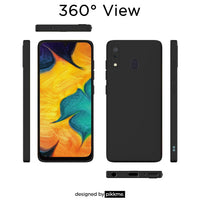 Silicone Case for Samsung Galaxy A20 - Black