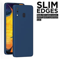 Silicone Case for Samsung Galaxy A20 - Blue