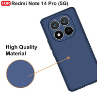 Silicone Case for Xiaomi Redmi Note 14 Pro - Blue