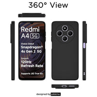 Silicone Case for Xiaomi Redmi 14C - Black