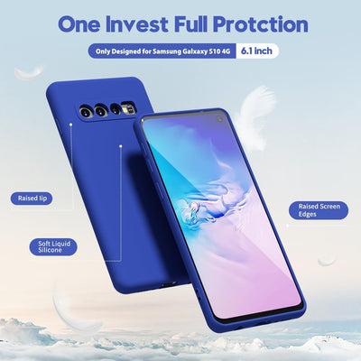 Silicone Case for Samsung Galaxy S10 Plus - Blue