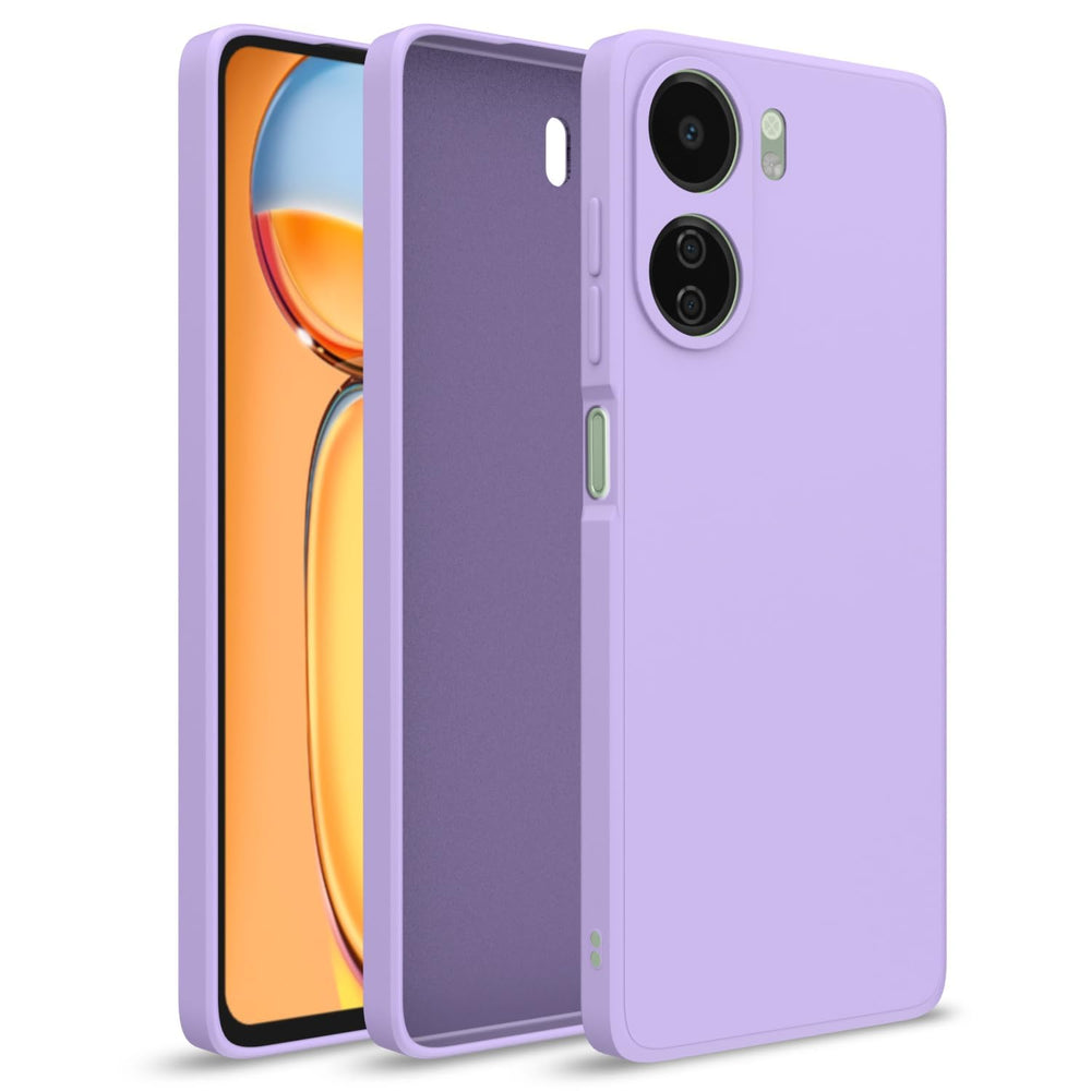 Silicone Case for Xiaomi Redmi 13C - Purple