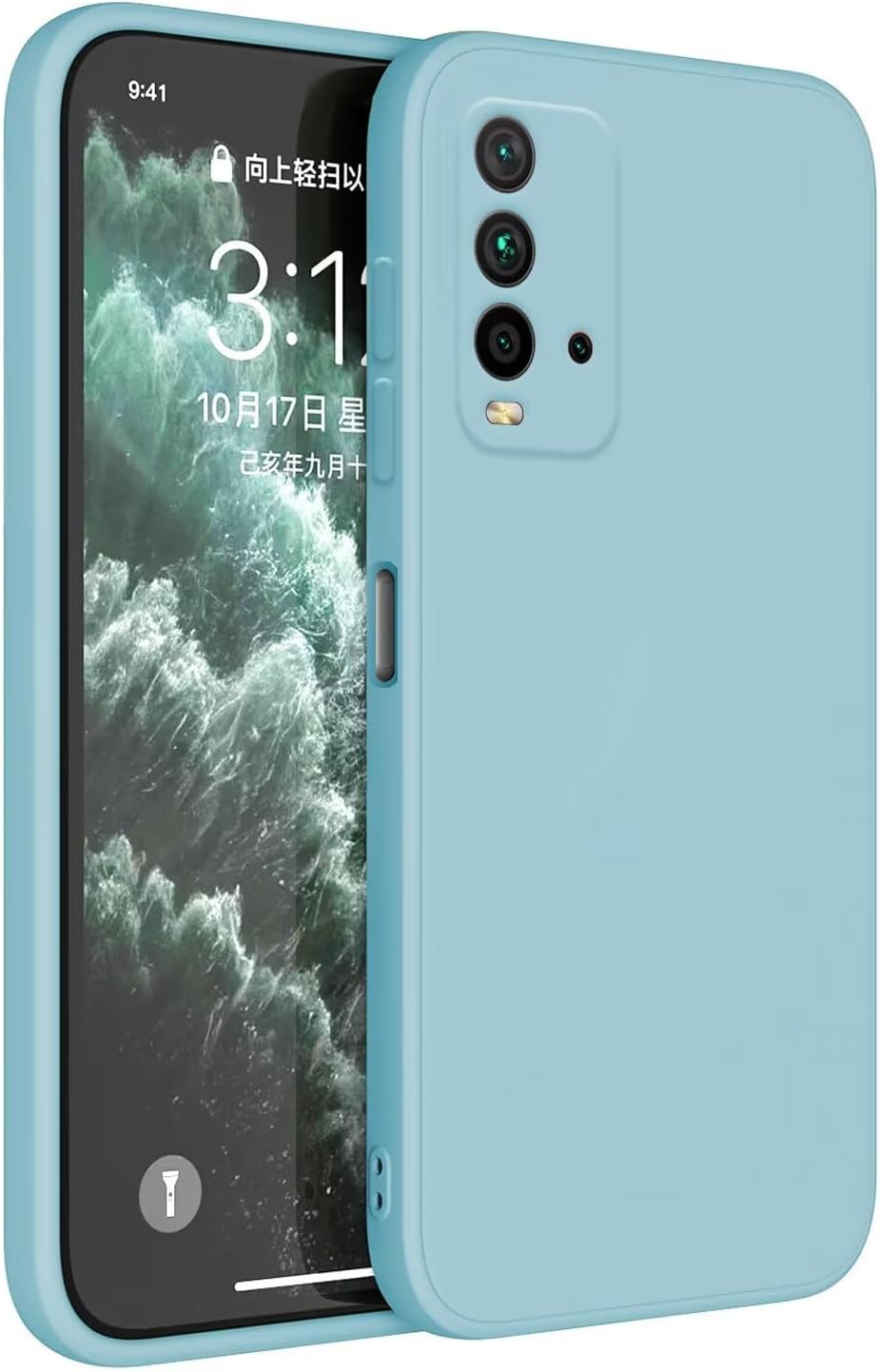 Silicone Case for Xiaomi Redmi 9T - Blue