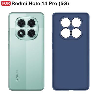 Silicone Case for Xiaomi Redmi Note 14 Pro - Blue