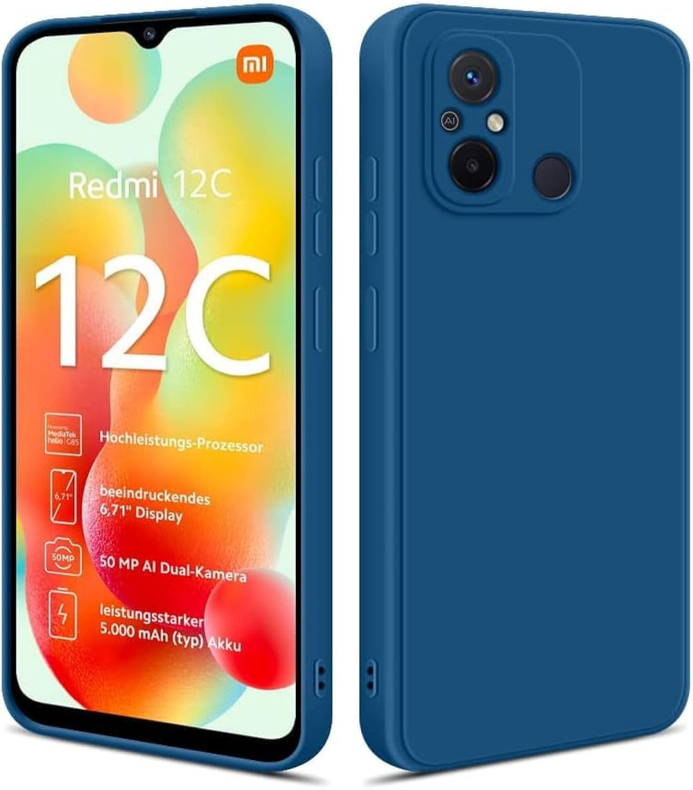 Silicone Case for Xiaomi Redmi 12C - Blue