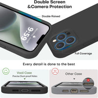 Silicone Case for Apple iPhone 13 Pro - Black