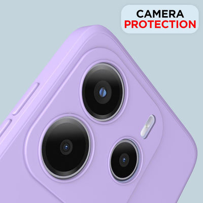 Silicone Case for Xiaomi Redmi Note 14 - Purple