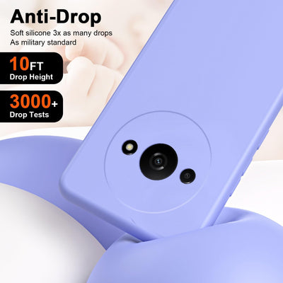 Silicone Case for Xiaomi Redmi A3 - Purple